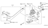 Diagram for 2014 Infiniti Q60 Automatic Transmission Shifter - 34901-JK60E