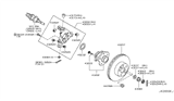 Diagram for Infiniti Brake Disc - 43206-JK600