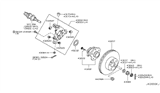 Diagram for 2013 Infiniti G37 Brake Disc - 43206-JK600