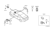 Diagram for Infiniti G37 Ignition Lock Cylinder - 99810-3LZ1A