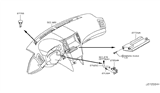 Diagram for Infiniti G37 Climate Control Module - 27760-JK700