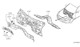 Diagram for 2009 Infiniti G37 Dash Panels - F7100-JL6AA