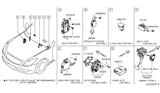 Diagram for 2010 Infiniti G37 Body Control Module - 284B1-1NL8A