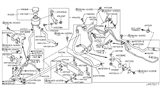 Diagram for Infiniti Power Steering Hose - 49710-JK62C