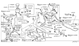 Diagram for Infiniti G25 Power Steering Hose - 49717-JK02B