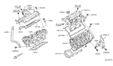 Diagram for 2008 Infiniti G37 Cylinder Head Gasket - 11044-EY02A