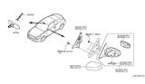 Diagram for 2015 Infiniti Q60 Car Mirror - 96301-JK62B