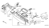 Diagram for 2008 Infiniti G37 Armrest - 96920-JL00B