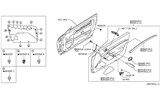Diagram for 2008 Infiniti G37 Door Moldings - 80921-JL00A