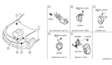 Diagram for Infiniti Horn - 25620-JL60A