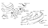 Diagram for 2015 Infiniti Q60 Bumper - K6040-3LY3B