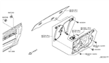 Diagram for Infiniti Window Regulator - 80720-JL00A