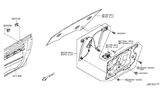 Diagram for 2008 Infiniti G37 Window Regulator - 80720-JL00A