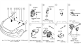 Diagram for 2009 Infiniti G37 Body Control Module - 284B1-JK64E