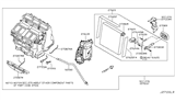 Diagram for 2015 Infiniti QX50 Evaporator - 27280-JF10B