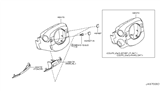 Diagram for 2010 Infiniti G37 Steering Column Cover - 48470-JK60C