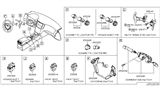 Diagram for 2009 Infiniti G37 Seat Heater Switch - 25500-1BN0A