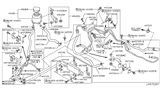 Diagram for Infiniti G35 Power Steering Hose - 49710-JK60A