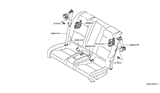 Diagram for Infiniti G37 Seat Belt - 88844-JK68A