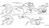 Diagram for Infiniti G37 Antenna - 28208-1ND0B