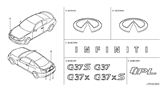 Diagram for Infiniti Q60 Emblem - H4894-1A40A