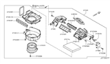 Diagram for Infiniti G37 Blower Motor - 27200-1NA0A