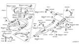 Diagram for Infiniti Muffler Hanger Straps - 20785-75T20