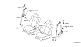 Diagram for 2014 Infiniti Q60 Seat Belt - 86884-3WJ0B