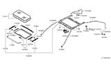 Diagram for 2010 Infiniti G37 Sunroof - 91210-JL03A