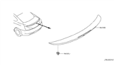 Diagram for 2010 Infiniti G37 Spoiler - 96032-JL22H