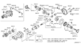 Diagram for Infiniti M37 Pinion Bearing - 38120-EC000