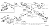 Diagram for Infiniti M56 Pinion Bearing - 38120-EC000