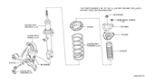 Diagram for Infiniti Bump Stop - 54050-JK50A