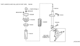 Diagram for 2017 Infiniti Q70L Shock Absorber - E6210-5UT0A