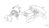 Diagram for Infiniti M37 Speedometer - 24820-1MA5C