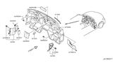 Diagram for 2012 Infiniti M56 Dash Panels - 67900-1MA0A