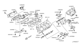 Diagram for Infiniti Q70L Exhaust Manifold - 14002-1CX0A