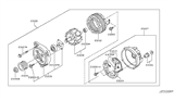 Diagram for Infiniti Alternator Bearing - 23120-22J2A