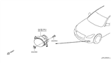 Diagram for Infiniti Q70 Fog Light - 26150-4AM0B