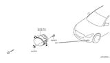 Diagram for 2018 Infiniti Q70 Fog Light - 26150-4AM0B