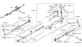 Diagram for Infiniti Rack And Pinion - 49001-1MD3B