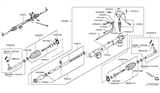 Diagram for Infiniti M35h Tie Rod End - D8640-EG00C