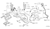 Diagram for 2019 Infiniti Q70L Fuel Pump - 17040-6AU0B