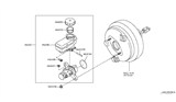 Diagram for Infiniti Brake Master Cylinder - D6010-1MK0A