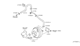 Diagram for Infiniti Q70L Brake Booster - D7210-1MB0D