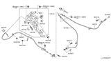 Diagram for 2013 Infiniti M37 Parking Brake Cable - 36531-1MA0A
