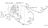 Diagram for 2015 Infiniti Q70 Parking Brake Cable - 36402-1PM0A