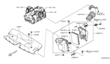 Diagram for 2019 Infiniti Q70L Air Duct - 16576-1MA0B