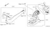 Diagram for Infiniti Automatic Transmission Shifter - 34901-1MA3A
