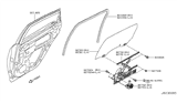 Diagram for Infiniti Q70L Window Run - 82330-1PM0A